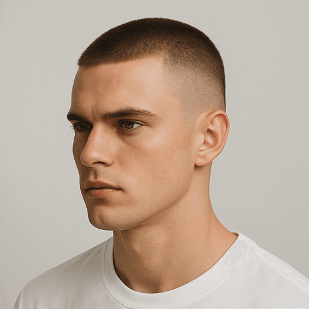 Modern Buzz Cut Hairstyle